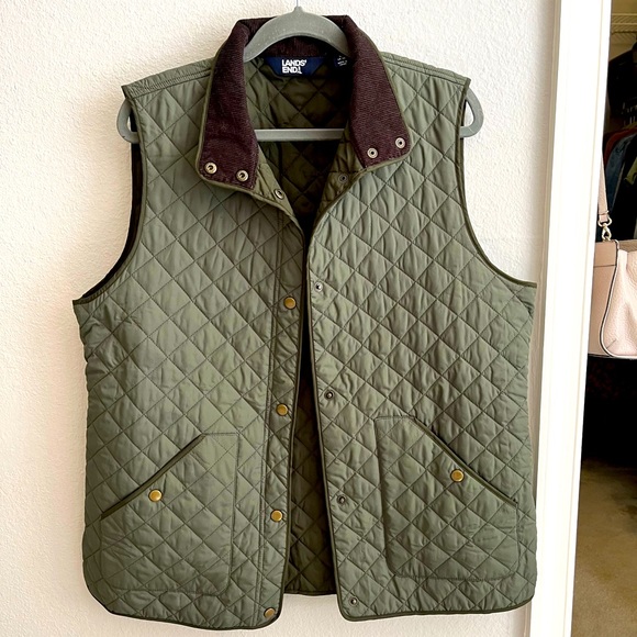 Lands' End Jackets & Blazers - Lands End quilted vest